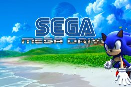 Sonic the Hedgehog setzt am Strand zum Sprint an