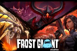 Dreigeteiltes Bild mit den Anführern der Celestials, Infernals und Vanguard