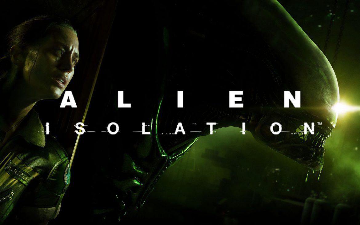 Amanda Ripley versteckt sich vor einem Xenomorph